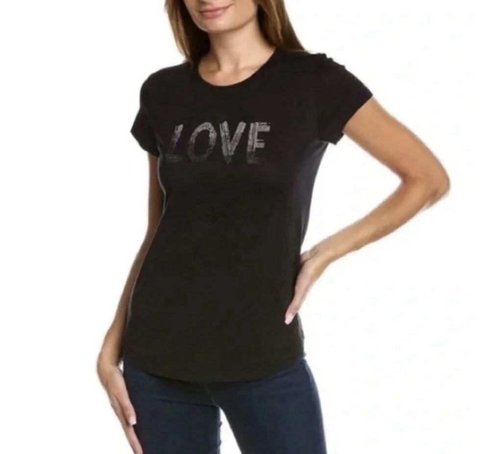 Zadig & Voltaire Woop Gradient Love Tee Shirt - XS - Excellent MSRP - $148